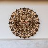 Mandala Owl Clock - SVG, DXF, AI, LBRN2 - (Digital Item)