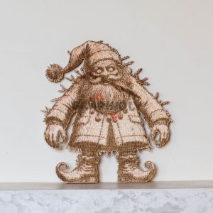Weird Santa – SVG, DXF, AI, LBRN2 – (Digital Item)