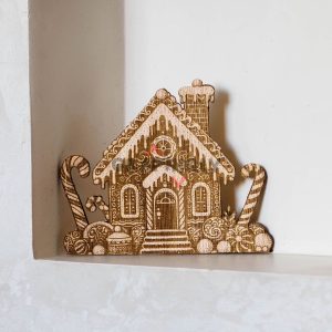 Christmas House – SVG, DXF, AI, LBRN2 – (Digital Item)