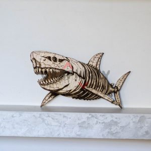 Great White shark – SVG, DXF, AI, LBRN2 – (Digital Item)