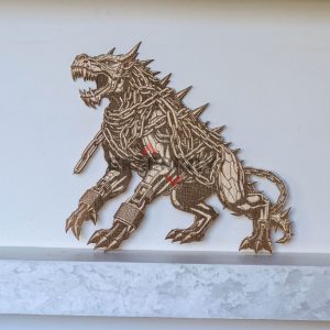 Chimeric Beast – SVG, DXF, AI, LBRN2 – (Digital Item)