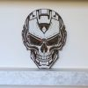 Tech Skull - SVG, DXF, AI, LBRN2 - (Digital Item)