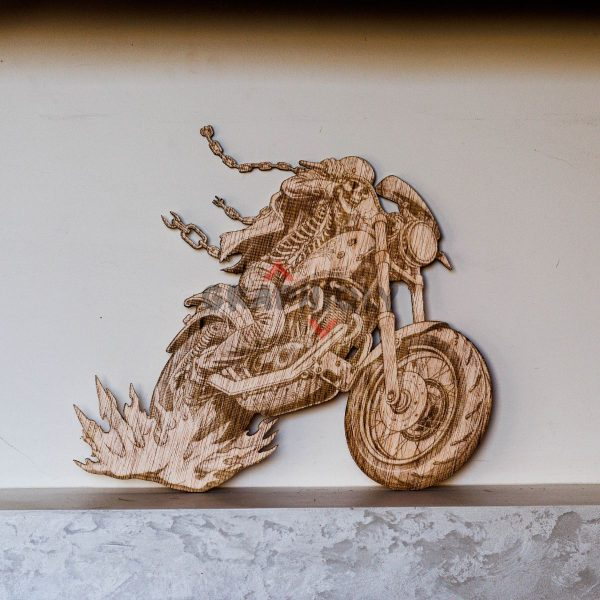 Zombie Rider - SVG, DXF, AI, LBRN2 - (Digital Item)