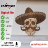 Sugar Skull - SVG, DXF, AI, LBRN2 - (Digital Item)