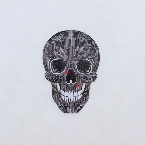 Circuit Skull - SVG, DXF, AI, LBRN2 - (Free Laser File)