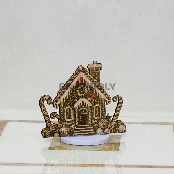 25 Christmas House - SVG, DXF, AI, LBRN2 - (Digital Item)