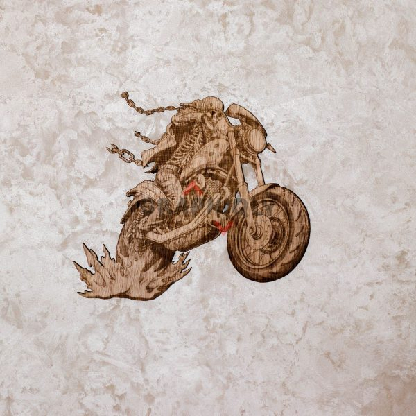 Zombie Rider - SVG, DXF, AI, LBRN2 - (Digital Item)
