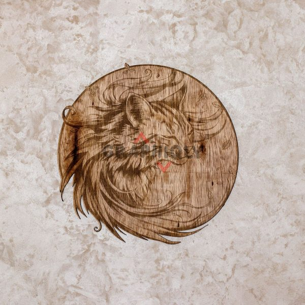 31 Wildcat Wind Spiral - SVG, DXF, AI, LBRN2 - (Digital Item)