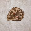Helmet with Jagged Shell - SVG, DXF, AI, LBRN2 - (Digital Item) - Image 3