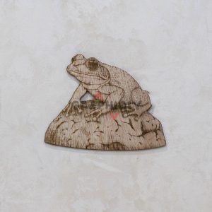 The Watchful Frog – SVG, DXF, AI, LBRN2 – (Digital Item)