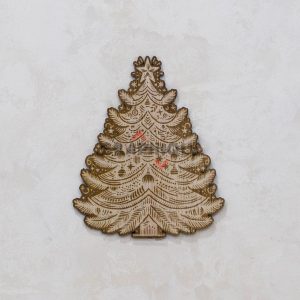 A traditional Christmas tree – SVG, DXF, AI, LBRN2 – (Digital Item)