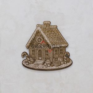 A cozy gingerbread house – SVG, DXF, AI, LBRN2 – (Digital Item)