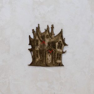 Distorted Victorianstyle House – SVG, DXF, AI, LBRN2 – (Digital Item)