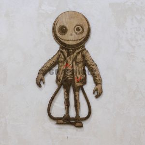 A strange humanoid figure – SVG, DXF, AI, LBRN2 – (Digital Item)
