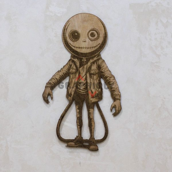 A strange humanoid figure - SVG, DXF, AI, LBRN2 - (Digital Item)