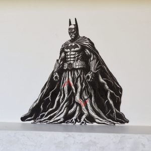 Rooted Batman – SVG, DXF, AI, LBRN2 – (Laser Digital File)
