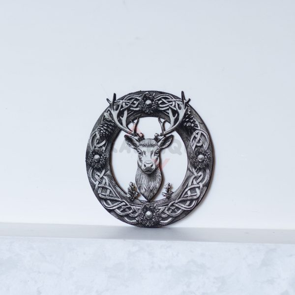 14 Stag 3D illusion Laser File - SVG, WWS, XCS, LBRN2
