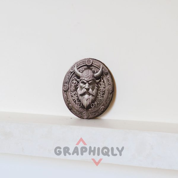 17 Viking warrior 3D illusion Laser File - SVG, DXF, AI, LBRN2