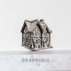 Gingerbread House 3D illusion Laser File - SVG, DXF, AI, LBRN2