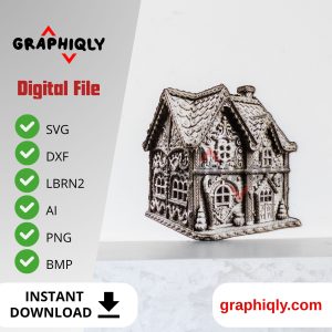 Gingerbread House 3D illusion