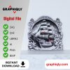 Pirate Ship 3D illusion