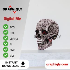 Skull 3D illusion
