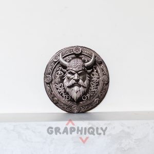 Viking warrior 3D illusion Laser File – SVG, DXF, AI, LBRN2