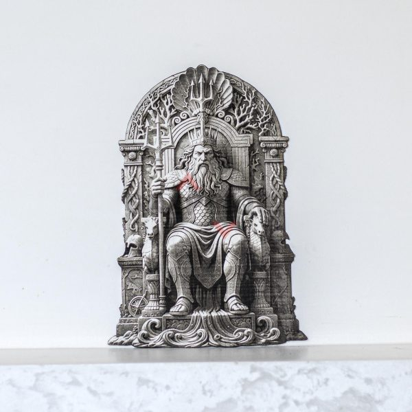 1 Atlantis King 3D illusion Laser File - SVG, WWS, XCS, LBRN2