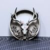 1 Stag Skull 3D illusion Laser File - SVG, WWS, XCS, LBRN2