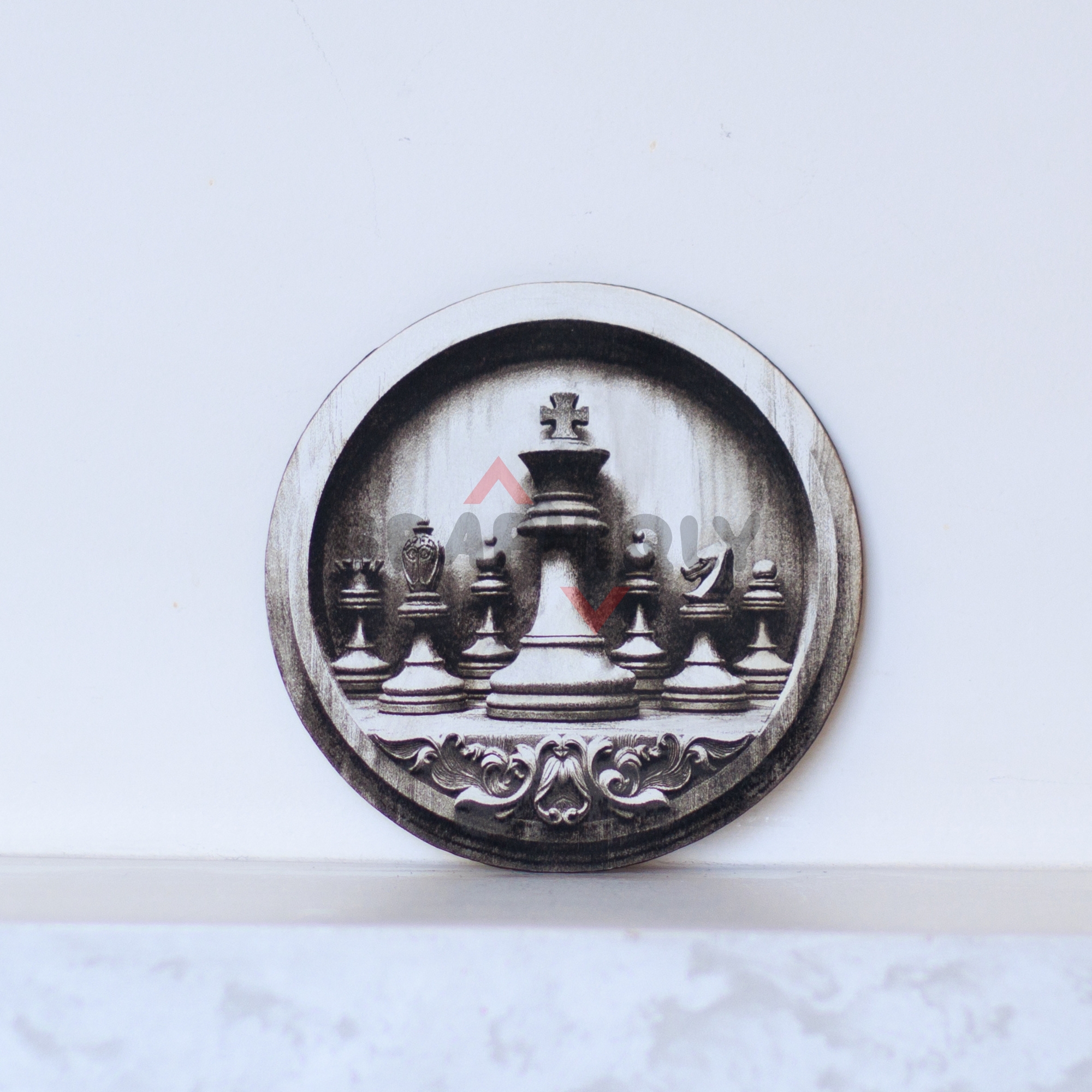 Chess 3D illusion Laser File – SVG, DXF, AI, LBRN2
