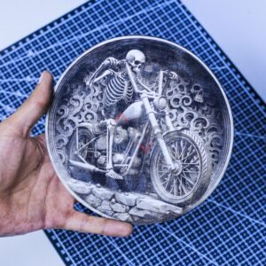 Skeleton Rider 3D illusion