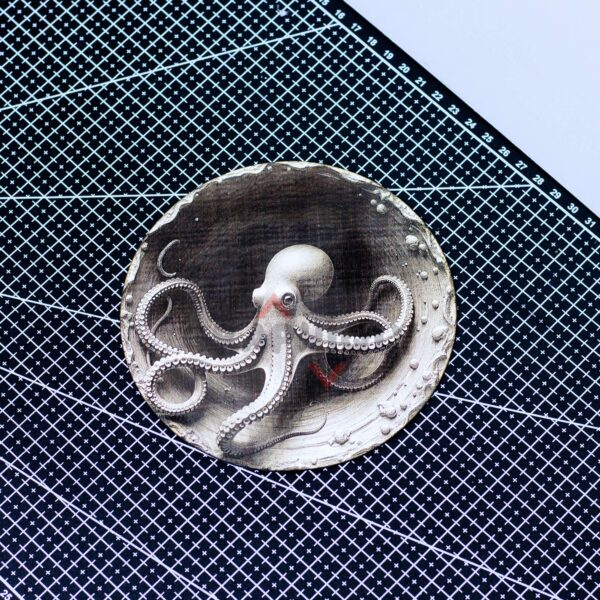 Octopus 3D illusion Laser File - SVG, WWS, XCS, LBRN2