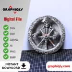 Dead Captain 3D illusion Laser File - SVG, DXF, AI, LBRN2