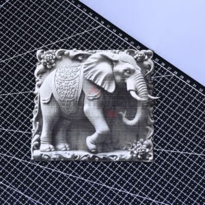 Elephant 3D illusion Laser File – SVG, DXF, AI, LBRN2