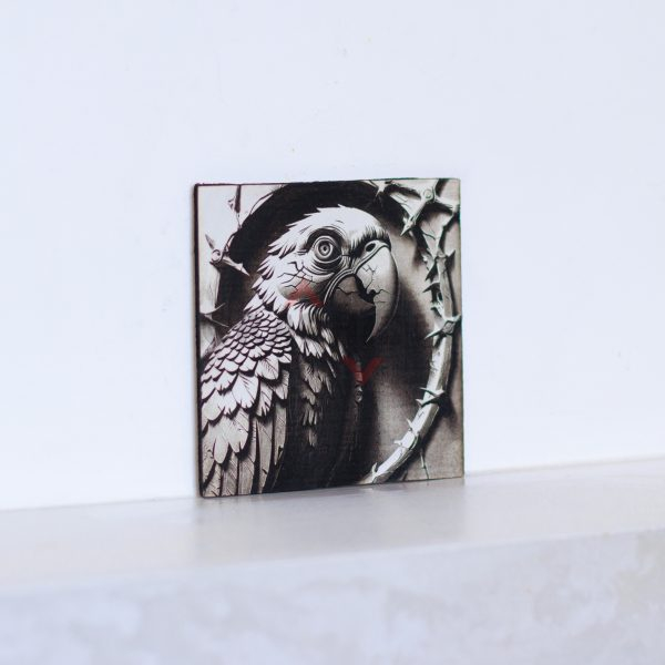 14 Parrot 3D illusion Laser File - SVG, WWS, XCS, LBRN2