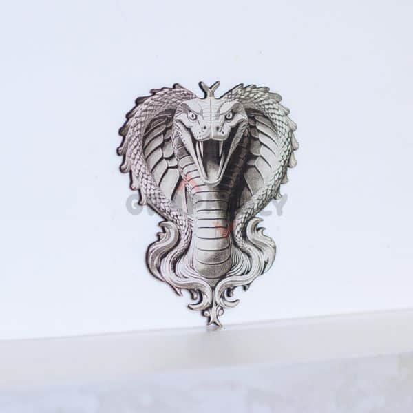 Cobra 3D illusion Laser File - SVG, WWS, XCS, LBRN2