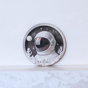 Astronaut Helmet 3D illusion Laser File – SVG, DXF, AI, LBRN2