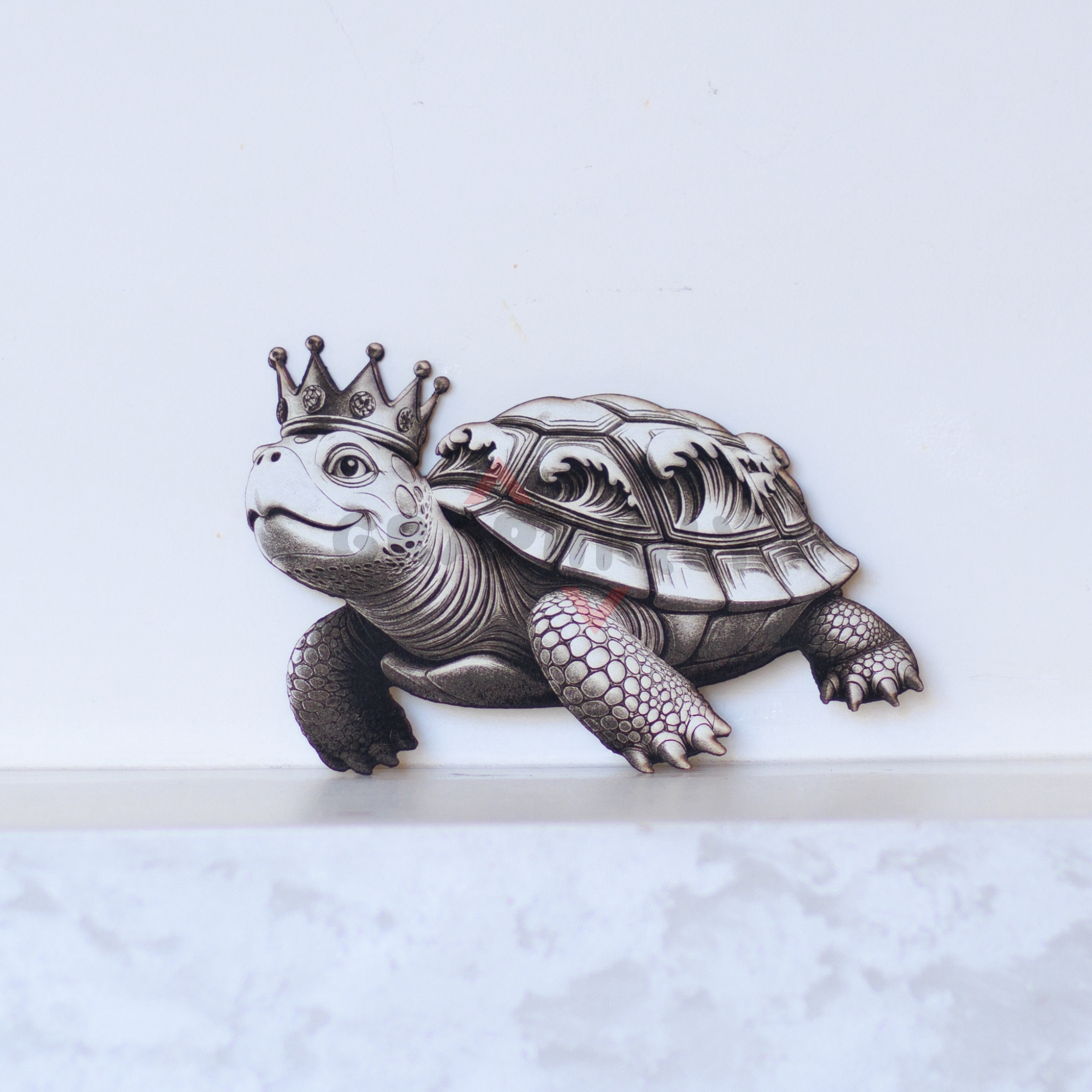 Sea Turtle 3D illusion Laser File – SVG, DXF, AI, LBRN2