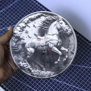 War Horse 3D illusion Laser File – SVG, DXF, AI, LBRN2