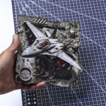 Modern Fighter Jet 3D illusion Laser File - SVG, WWS, XCS, LBRN