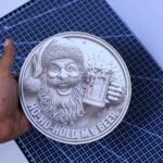 Funny Santa Laser File - SVG, DXF, AI, LBRN2