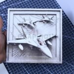 3 Jets 3D illusion Laser File - SVG, DXF, AI, LBRN2