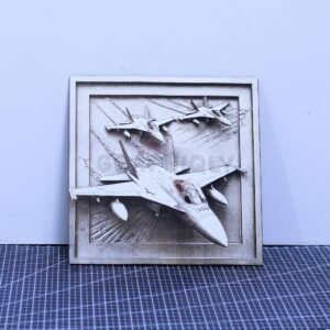 3 Jets 3D illusion Laser File – SVG, DXF, AI, LBRN2