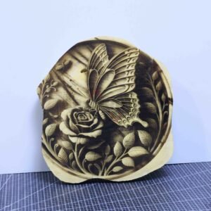 Butterfly 3D illusion Laser File – SVG, DXF, AI, LBRN2