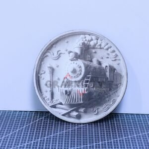 Train 3D illusion Laser File – SVG, DXF, AI, LBRN2