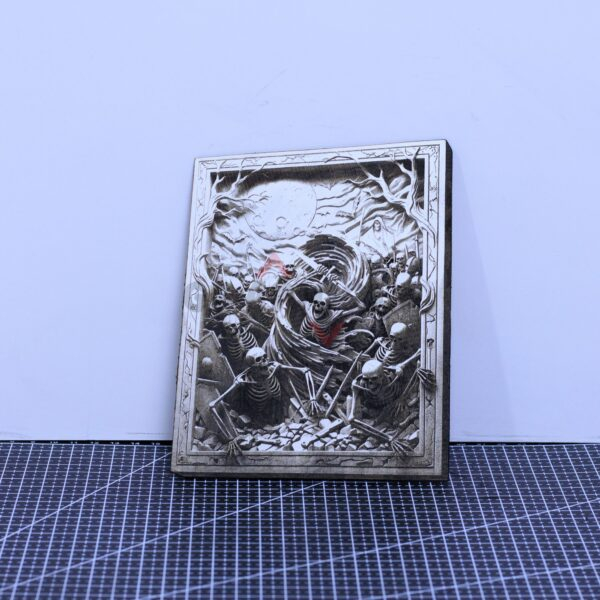 Skeletal Army 3D illusion Laser File - SVG, WWS, XCS, LBRN2