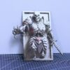 Skeleton Warrior 3D illusion Laser File - SVG, WWS, XCS, LBRN2
