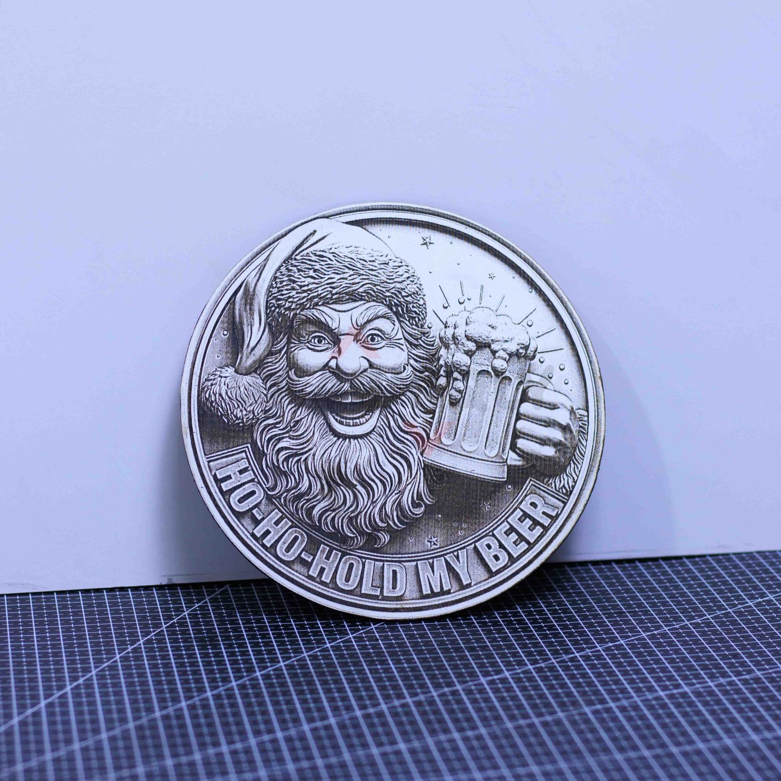 Funny Santa Laser File - SVG, DXF, AI, LBRN2 - Image 2