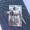 Skeleton Warrior 3D illusion Laser File - SVG, WWS, XCS, LBRN2