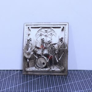 Skeleton Band 3D illusion Laser File – SVG, DXF, AI, LBRN2